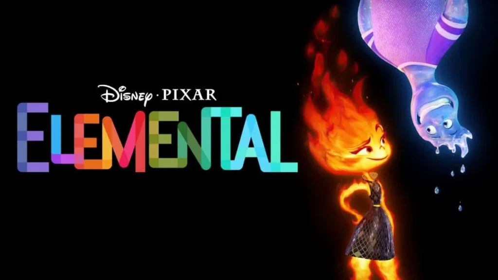 Elemental Pixar Movie 2023 poster