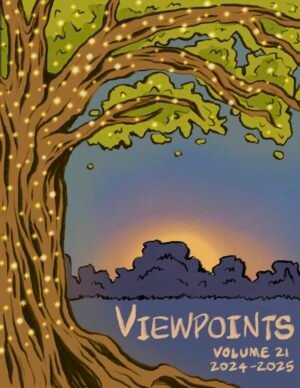 Cover design for Viewpoints, Western Reserve Academy's literary non-fiction and art magazine. Made with Procreate.
